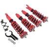Set of 4 Coilover Spring & Shock Assembly Adjustable Replacement