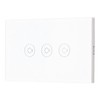Smart Light Switch APP Control 3 Way Tempered Glass Panel