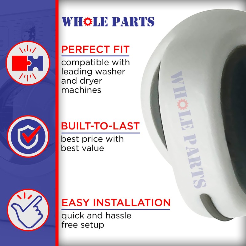 Whole Parts Washer and Dryer Control Knob Assembly Part# WP3402572