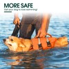 Kuoser Small Life Jacket for Dogs, Life Jacket with Handle