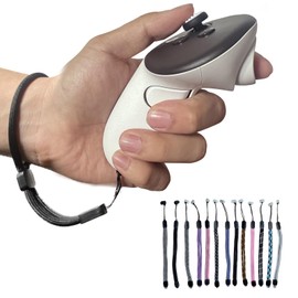 Improved Replacement Wrist Straps for Oculus Quest 3 Gen Controller, Sturdy Comfy Adjustable Hand Strap for Oculus 3, Easy Attach White Resin Stopper for Oculus Controllers