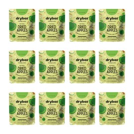 Drybox Dried Cinnamon Apple Cubed 36 Snack Packs | No Sugar Added Dried Apples with Sweet Cinnamon | Non-GMO Gluten Free Healthy Paleo Keto Snack for School Exercise or Offices | .5 oz of healthy fruit in each portion pack, 36 Packs in 3 Grab & Go Displa