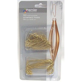 Premier Gold Ornament Hooks Twin