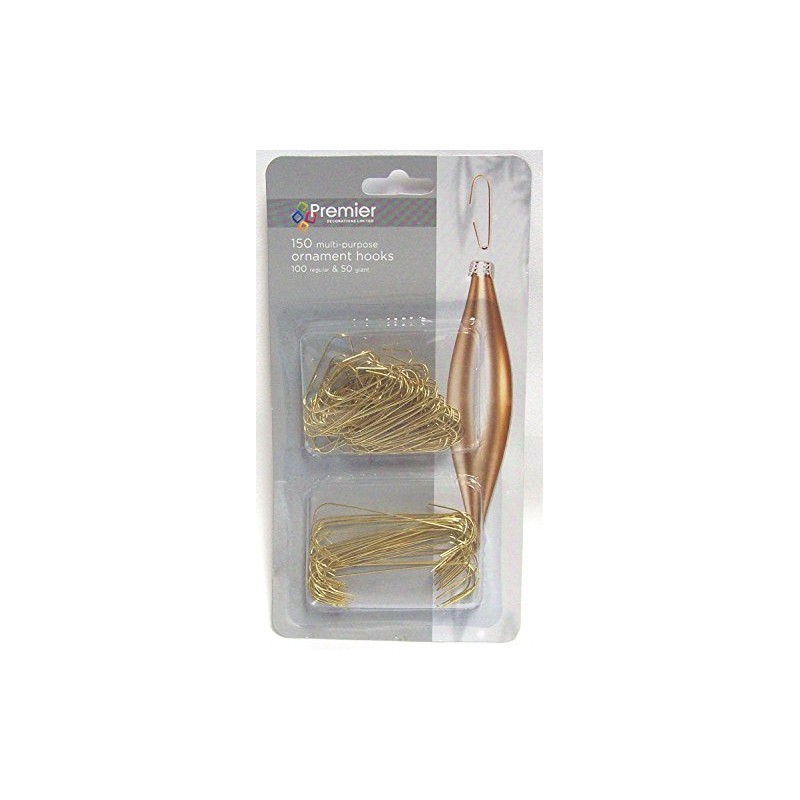 Premier Gold Ornament Hooks Twin