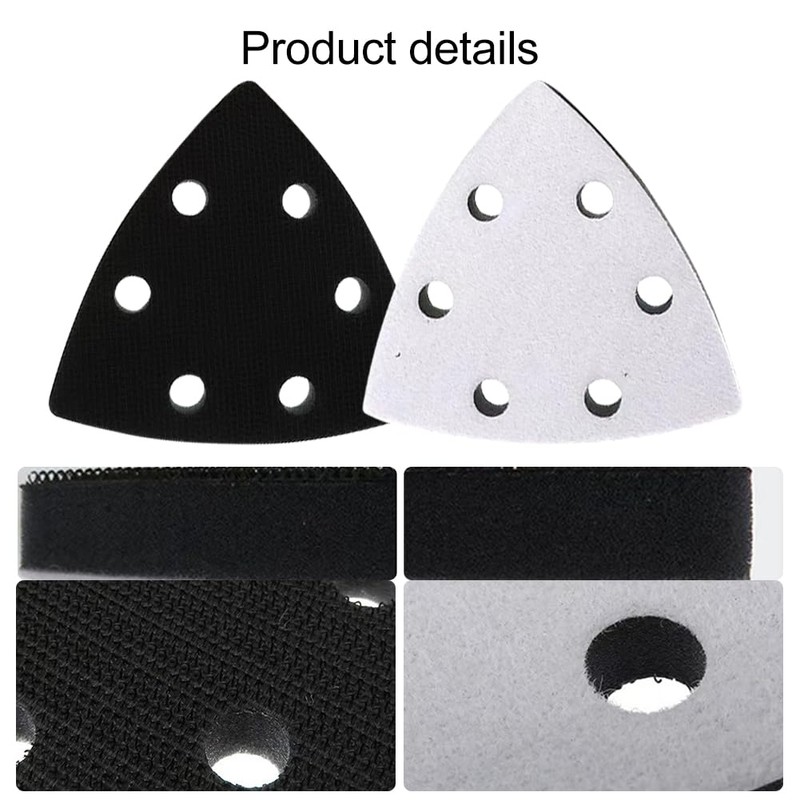 2 x Replacement Velcro Protective Pad for Delta Sander, Sanding