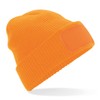 Beechfield Unisex Thinsulate Patch Beanie, Fluorescent Orange