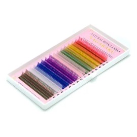 Blister De Pestañas Nagaraku De Colores Una Sola Medida