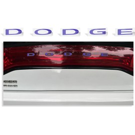 Rear Dodge Emblem Overlay Decal - Fits 2011-2023 Charger - (Color: Purple)