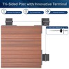 Gyykzz Side Mount Outer Corner Post 42" (Post Body 47.6"),