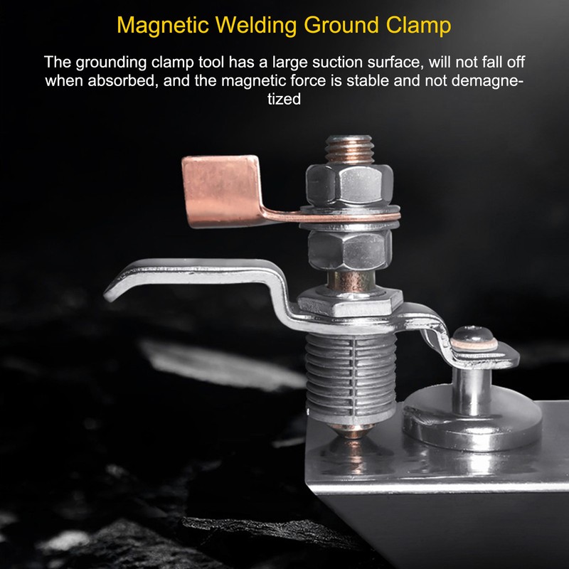 Magnetic Welding Ground Clamp Secure Strong Magnetic Welding Ground Clamp