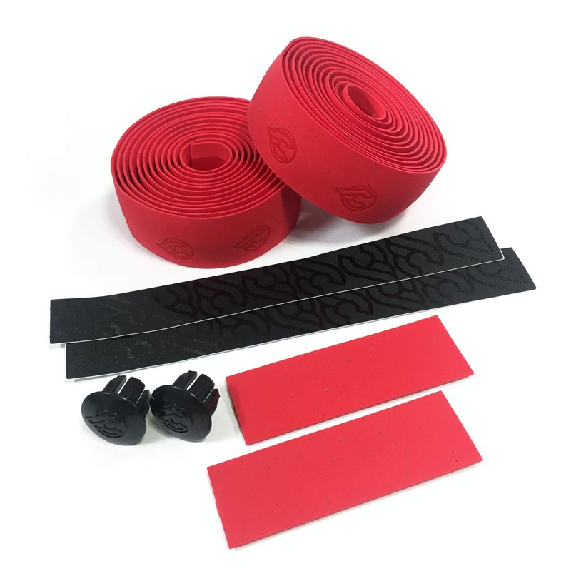 Cinelli Gel Cork Handlebar Tape, One Size, Red