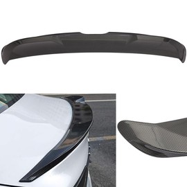 ECCPP For TRD Style Rear Trunk Spoiler Wing ABS fit for 2018-2020 For Toyota For Camry Spoiler Wing Glossy Carbon Look Rear Trunk Lip Spoiler