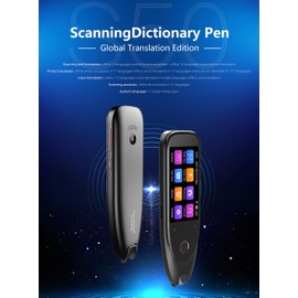 Scanning Translation Pen, Portable Language Translator Device with 3.0in, 112 Languages Voice Translator, Online Offline Photo Translation, for Travel, Business, Office, Study
