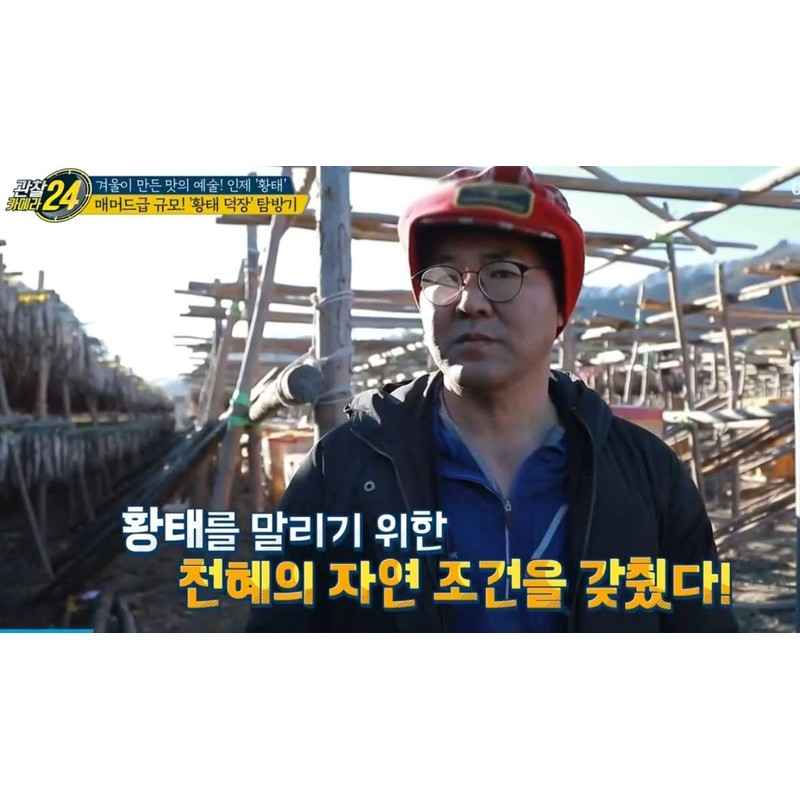 Dried Pollack, Slice (Yongdae-ri, S. Korea) -100g