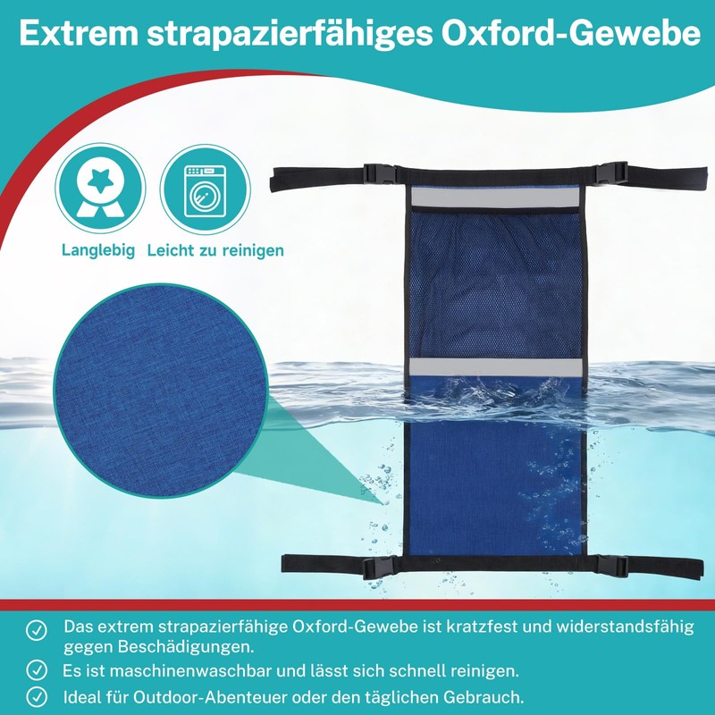 Oxygen Tank Holder for Wheelchiars, Oxygen Cylinder Bag with Adjustable