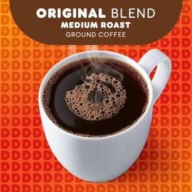 Dunkin' Original Blend Medium Roast Whole Bean Coffee, 20 Ounce Bag (Pack of 6)