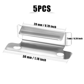 SAVITA 5pcs 7mm 3D Printer Clips, Bed Clips Clamp 3D Bed Clips Ender 3 Glass Bed Clips 3D Printer Clamps Compatible with Ender 3 Pro Ender 3 V2 Ender 3S Ender 5 Pro CR-20 PRO CR-10S Pro series