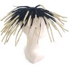 Sistema de trenzas afro de 23 cm con cabello humano,