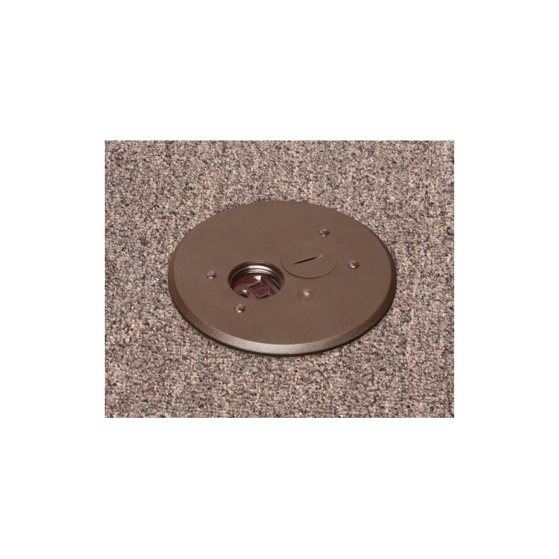 Arlington FLBAR101BR-1 Adjustable Round Floor Box Kit with Outlet and