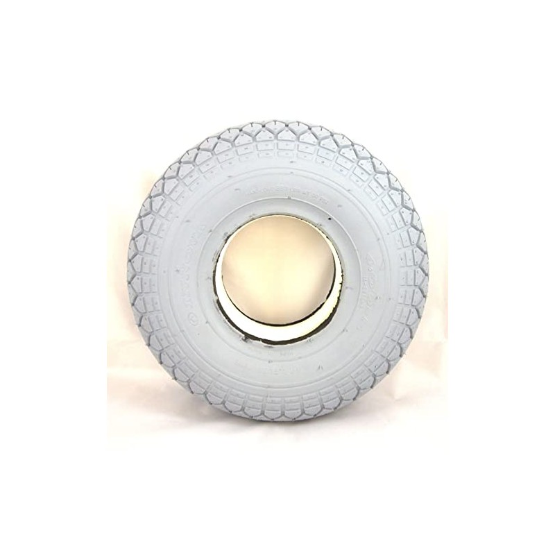 330x100 4.00-5 Solid Block Grey Mobility Scooter Tyre 400x5 Puncture
