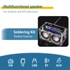EIELEDIY Compatible Kit: Voice-Activated Level Indicator Dual Channel Speaker for