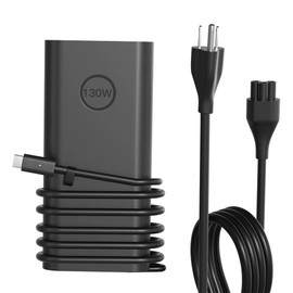 Cargador USB C de 130 W para Dell Pro Max 14 16 Ins 16 14 Plus Latitude 55501 5511 5521 XPS 17 16 15 9730 9720 9710 9700 9640 9530 9510 95000000 precisión precisión 56880 Portátil 5770 5570 5530 5470