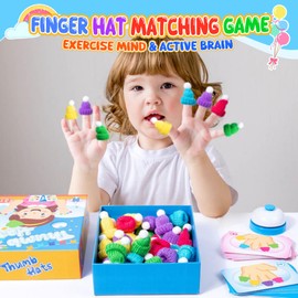 dashfor Montessori Toys for 2-5 Year Old Kids, Educational Toys for Boys Girls Age 3 4 5 6, Matching Game Fine Motor and Sensory Toys for 3 Year Old Kids Gifts