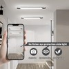 Naroume 4Ft Modern Hallway Ceiling Lights, 6500K Acrylic Linear Ceiling