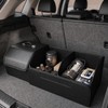 Collapsible Car Trunk Organizer for Vehicle Storage – PU Leather