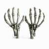 2Pcs Skeleton Hands, Plastic Skeleton Hands Halloween Decor