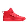 Soulsfeng Red High Top Sneakers for Men Skate Shoes Leather