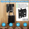 Door Bolt Stainless Steel Lockable Door Lock Small Bolt Lock