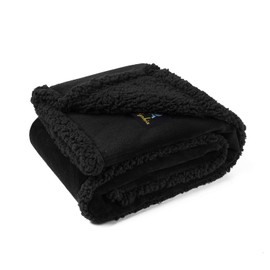 Waterproof Pet Blanket, Fluffy, Double Layer, Compact, Dog Blanket, Cat, Puppy, Black, S (71 x 100 cm)