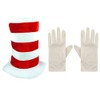 NuJake Children's Cat Themed Red & White Striped Hat &