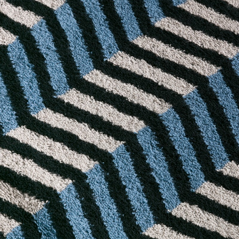 MÖVE Illusions Skyscrapers Hand Towel, 50 x 100 cm, 100%