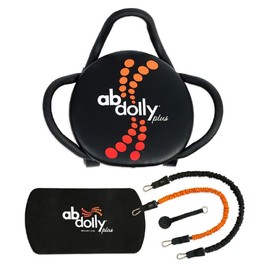 AB Dolly Plus Home Core Training Fitness Abs Exercise Machine Workout Equipment - Style: Ab Dolly + Bands