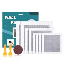 Unbranded Wall Patch Repair Kit Dry Wall Hole Repair Patch for Ceilings 2/4/6/8 Inch - 4"*4, 6"*2, 8"*2