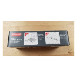 Rubbermaid Pantry Organization SHELF TRACK AND BIN