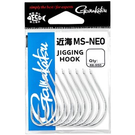 Gamakatsu 68-950 Rose Jigging Hook Inshore MS-NEO Silver #6/0