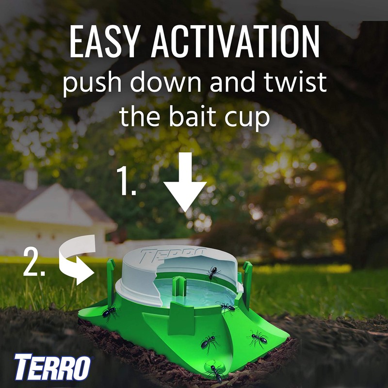 TERRO T1806SR 2-Pack Outdoor Liquid Ant Baits-12 Traps