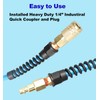Keepro Polyurethane Recoil Air Hose, 1/4 Inch ID By 10