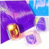 Baluue 8pcs Holographic Nail Transfer Stickers for Nail Art for