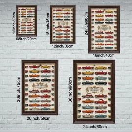 20x30 Inch Fly Fishing at Sunrise Art in Wood Grain Gold Frame for Lodgesize: 20*30Inch, color: Gold