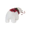 Byers' Choice Polar Bear w/Candy Cane Caroler Figurine 6696 from