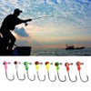 50PCS 2cm/1g Durable Metal Fishing Hooks with Sharp Barb Hook