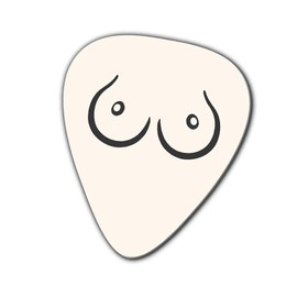 Pack of 9 ~ TitPick Guitar Picks Plectrums ~ The Breast Guitar Picks in the World !