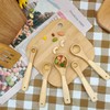 Kitchen Bamboo Wood Measuring Spoons for Measuring Dry and Liquid