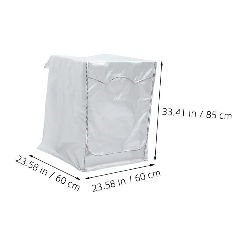 Tofficu Washer Cover Outdoor Laundry Machine Cover Uv Protection for