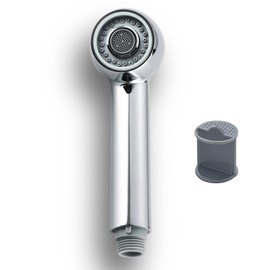 Pull Out Sink Sprayer Head Replacement,G1/2 or 13/16 inch Male 2-Function kitchen sink sprayer replacement, Pull out faucet head replacement Kitchen Tap Sprayer Spout Chrome