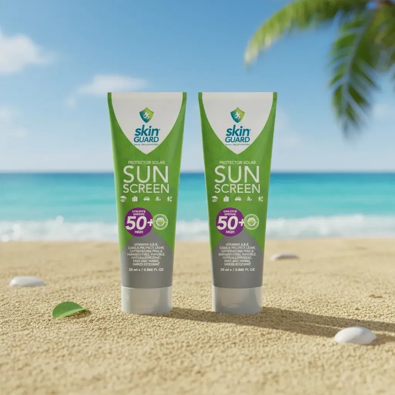 2 Pack Mini Protector Solar Crema Aloe Vera Fps 50